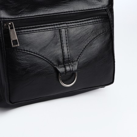 Women's bag with lightning, black color-3