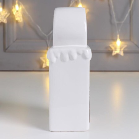 Souvenir ceramics, light "candle" 17.6x6x7.6 cm-2