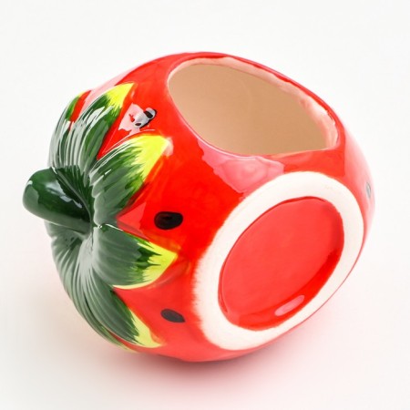 House for rodents "strawberry" ceramic, 12 x 9 x 9 cm-5