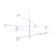 LED LED suspended Ambrella Light, Linetech, FL51688, 8XLED, 48 W, 3600LUM, 3000-6400K, white color