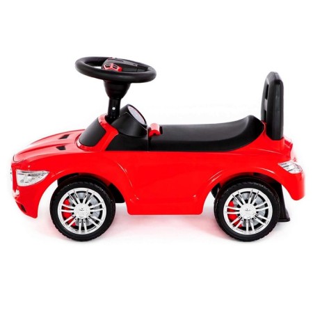 Supercar roller skate car No. 1 with a sound signal, red color-1