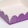 Box for cookies, lilac, 12 x 12 x 3 cm