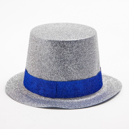 Carnival hat "Cylinder", on an elastic band, Mix colors-4