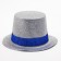 Carnival hat "Cylinder", on an elastic band, Mix colors