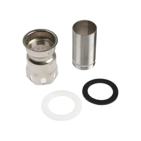 ACCOONA A96201, 1-crap mixer for the shell, 35mm cartridge, h = 18cm, stainless steel-3