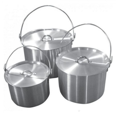 Aluminum Tramp boiler with lid 4.8 l-1