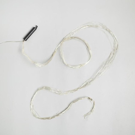 Girlynda "Horse tail" 10 threads of 2 m, IP20, silver thread, 200 LED, glow of multi, 12 V-5