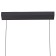 Suspended Mantra Torch, Led, 1750lm, 3000k, 1100x19x1600 mm, matte black color