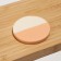 Makeup sponge, d = 5.5 cm, white/beige color