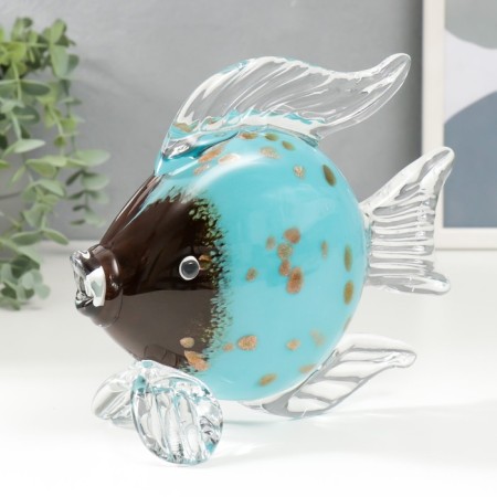 Souvenir Glass "Fish" under Muranian glass mix 16x20 cm-2