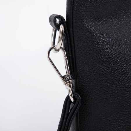 Bag Cross-Bodi with a zipper, black color-3