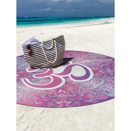Pareo and beach rug "Om" om ", d = 150 cm-1