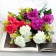 Bouquet "Stock Rose" 28 cm, mix