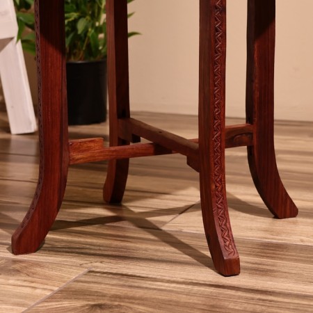 Coffee table 45x45x50 cm, shisham tree-3
