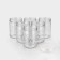 A set of glass cans with a silver polymer lid, TO-82 mm, 450 ml, 6 pcs.