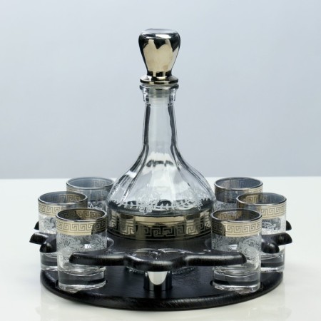 Mini-bar 7 objects metropolitan, engraving 500/50 ml-1