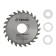 Disk of wood tundra, fast cut, 125 x 32 mm (rings at 22.20.16), 24 teeth