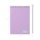Notepad for spirals A5, 80 sheets, cell, Erichkrause "Brave Cats", plastic cover silk -screen cover, OFSET BELICT 100%, purple