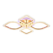 Светильник светодиодный потолочный с пультом Ambrella light, Original, FA5149, LED, 62 Вт, 4650Lum, 3000-6400К, цвет золото