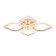 LED ceiling LED with Ambrella Light, Original, Fa5149, LED, 62 W, ​​4650LUM, 3000-6400K, Gold Color.