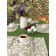 Kit kitchen tablecloth, shakespeare stands, size 110x140 cm, 35x45 cm - 4 pcs, flowers, green