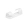 Holder self -adhesive for wires and garlands of tundra, 20 pcs, white color