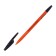 Ballic handle Erich Krause R-301 Orange Stick, node 0.7 mm, black ink, letter line 2000 meters, barcode on the handle