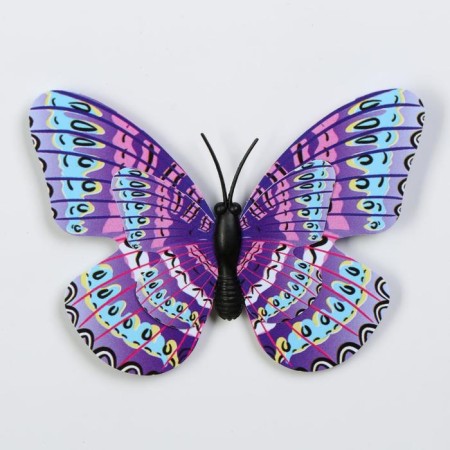 Magnet Plastic "Butterfly with double wings" mix 5x7 cm-1
