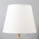 Board lamp "Marfa" E27 40W white-gold 22x22x40 cm Risalux