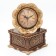 Table figured “Gramophone” clock, discrete move, D-7 cm, 20 x 25 cm, aa
