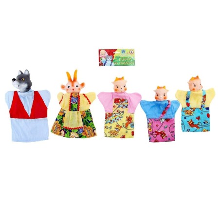 Puppet Theater "Kitty and Wolf", 5 characters