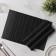 Set of serving napkins on the table “Yin”, 4 pcs, 30 × 45 cm, black color