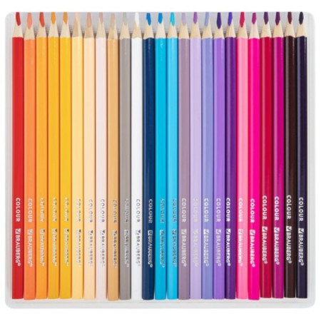 Pencils CV Super -smugg Bright Trogr Brauberg Max, 50 colors, Soft barn 3.3 mm, 181860-4