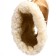 Suspended fur tunnel for rodents, 19 x 12 x 13 cm, brown