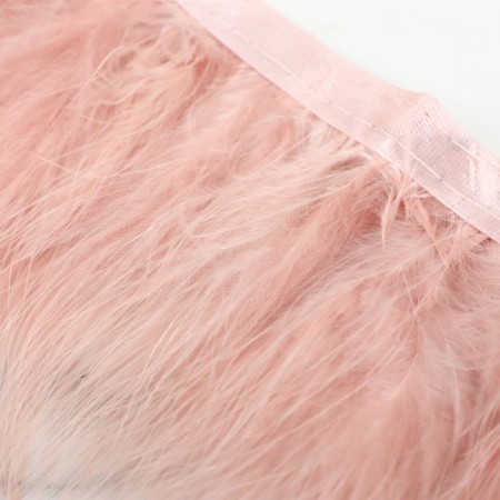 Braid with feathers Marabu, 8-10 cm, 5 ± 0.5 m, powder color-2