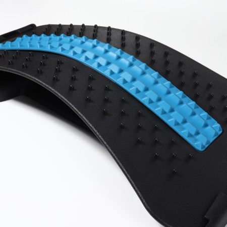 Massage for the back, three -level, 38 × 25 × 4 cm, blue color-14