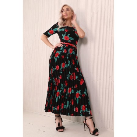 Women's dress, size 42, black color