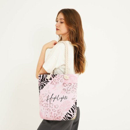 Women's beach bag "Highlights", 35x40 cm-9