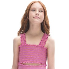 TOP for girls, height 134 cm, pink color