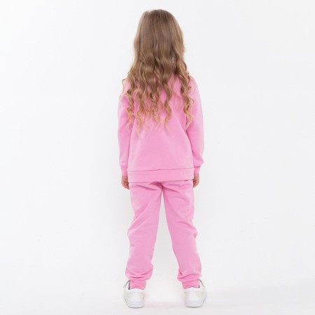 Costume (jumper, trousers) Children's launch, pink color, height 110 cm-5