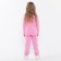 Costume (jumper, trousers) Children's launch, pink color, height 110 cm