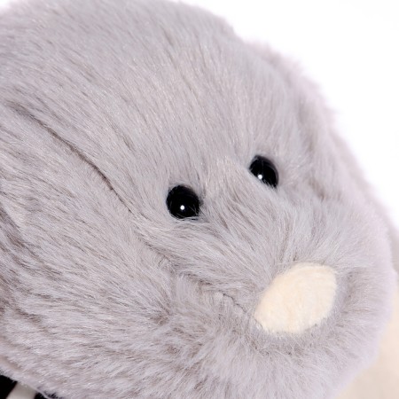 Soft toy "Rabbit Harvey", gray color, 22 cm-2