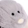 Soft toy "Rabbit Harvey", gray color, 22 cm