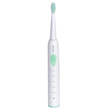 Pioneer TB-5020 electric toothbrush, 3 nozzles, white with turquoise