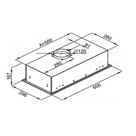 Maunfeld Crosby Light (C) 60 Black, built -in 850 m3/h, 60 cm, black-3