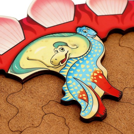 Puzzle-head-headed "dinosaurs"-3