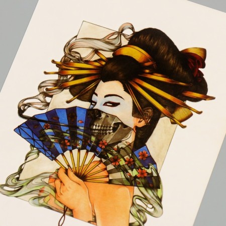 Tattoo on the body color "Your Riddle" 26.1x14.6 cm-3
