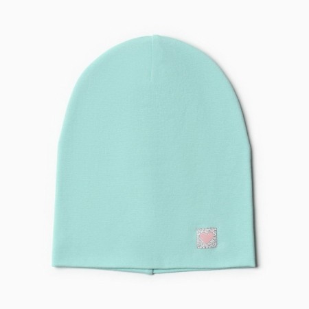 Hat for girls, mint color, size 54-58