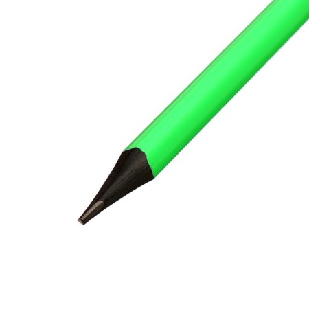 Black -granographic pencil Berlingo "Flexy Neon", HB, with an eraser, sharpened, plastic, assorted-4