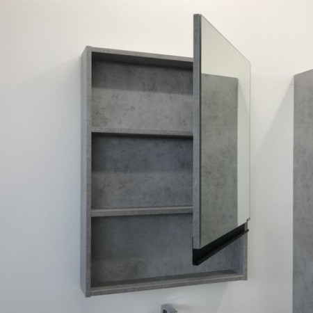Mirror Comfort Comforty Edinburge 60 for the bathroom, color Bright concrete-4